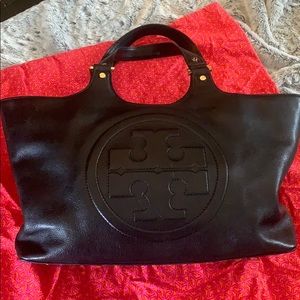 Tory Burch black shoulder bag with gold hardware